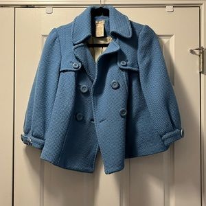 Anthropologie cropped coat